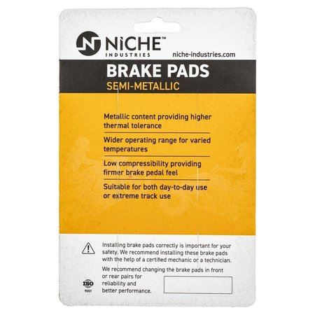 AFTERMARKET Brake Pad Set CanAm 507032489 507032486 507032473 K-PAD-0393-NIC